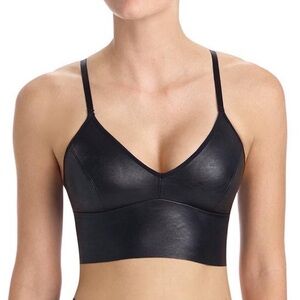NWT Commando Faux Leather Bralette size S